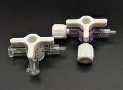 3-Way Stopcock (Female Luer + Bond-Tube ID) — Drip Chambers, Valves and Spike Components from Baixin Bio
